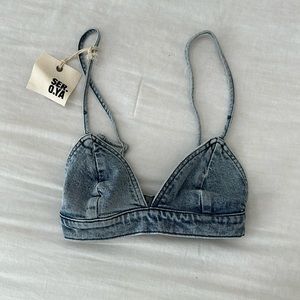 Denim top